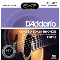 D'Addario EXP13 Coated  Bronze 11-52