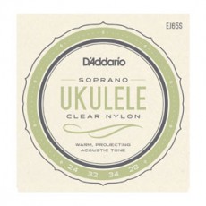 D'Addario EJ65S Set Nylon Ukulele soprano