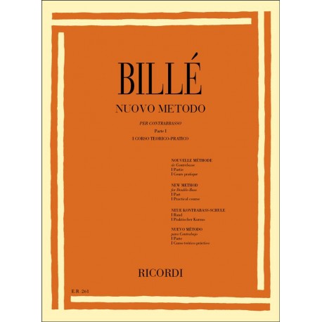 Billè - Nuovo Metodo per Contrabbasso parte 1