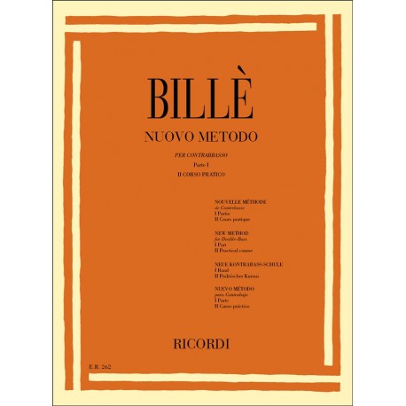 Billè - Nuovo Metodo per Contrabbasso parte 1