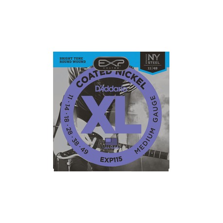 D'Addario EXP115  Coated Nickel Wound 11-49