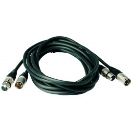 RockCable cavo XLR(m) - XLR(f ) 3 mt