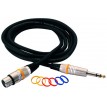 RockCable cavo XLR(f) - TRS 10 mt