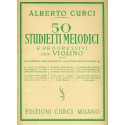 Curci 50 Studietti melodici e progressivi per violino