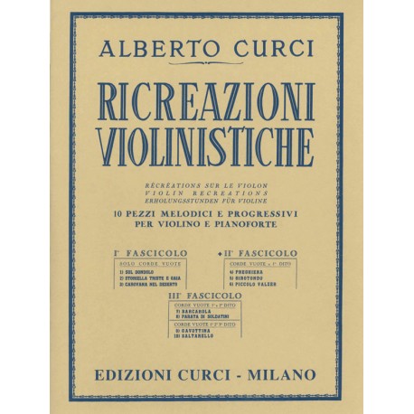 Curci Ricreazioni violinistiche Fascicolo 2