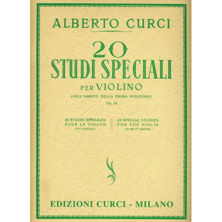 Curci 20 Studi speciali per violino