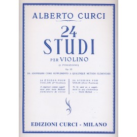 Curci 24 Studi  elementari per violino
