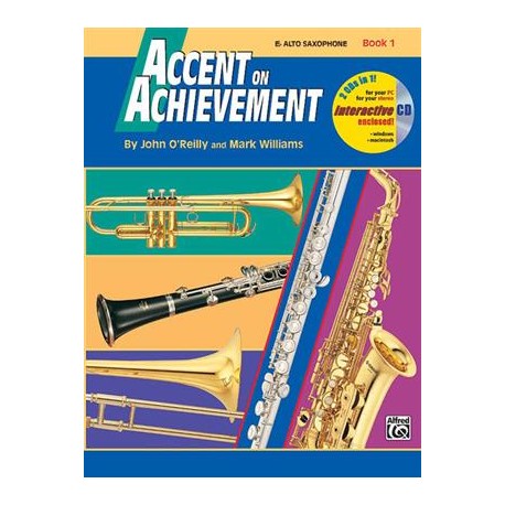 Accent On Achievement, Book 1 (Alto Saxophone) + cd