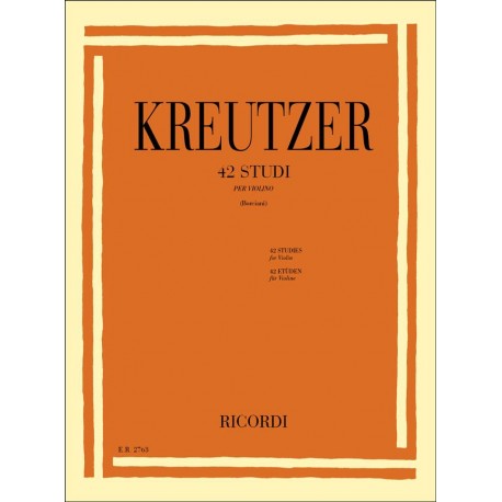 Kreutzer - 42 Studi Violino