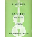 Kreutzer - 42 Studi Violino