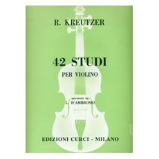 Kreutzer - 42 Studi Violino