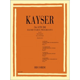 Kayser - 36 Studi Elemetari e Progressivi per Violino