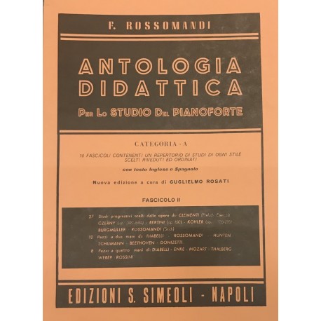 Rossomandi -Antologia Didattiva Cat.A Vol 2