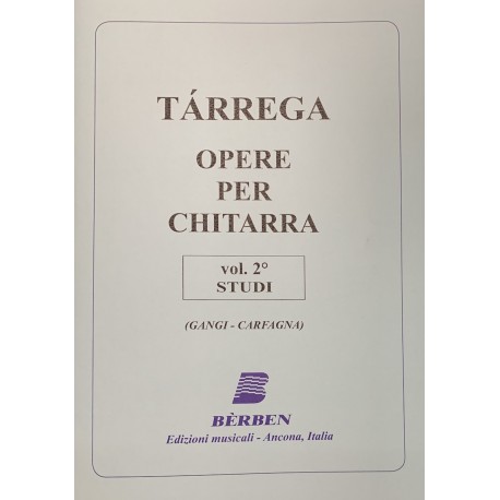 Tarrega - Opere Per Chitarra vol.2 (studi)