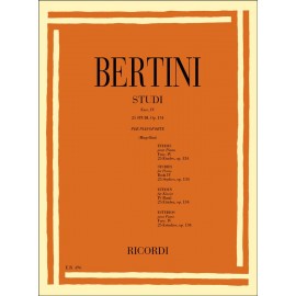 Bertini 25 studi per pianoforte Fasc IV