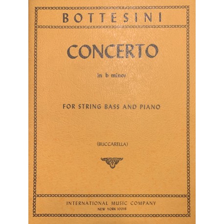 Bottesini Concerto in b minor C/basso e piano
