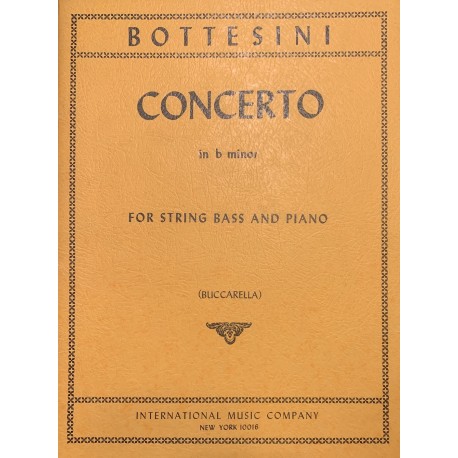 Bottesini Concerto in b minor C/basso e piano