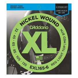 D'Addario EXL165-6  32-135