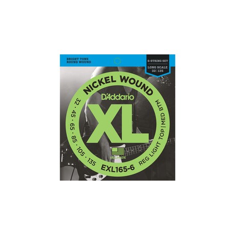 D'Addario EXL165-6  32-135