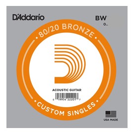 D'Addario BW020 Single 80/20 Bronze Wound 020