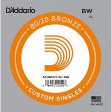 D'Addario BW020 Single 80/20 Bronze Wound 020