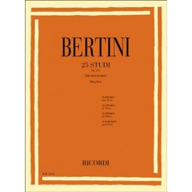 Bertini 25 studi per pianoforte opera 137