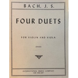 Bach Four Duets Violino e Viola