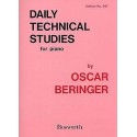 Beringer Daily Technical Studies For Piano