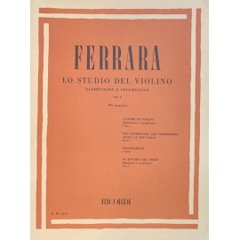 Ferrara Lo studio del violino Vol. 1