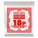 Ernie Ball corda 018 P elettrica o acustica