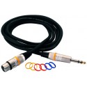 RockCable cavo XLR(f) - TRS 6 mt