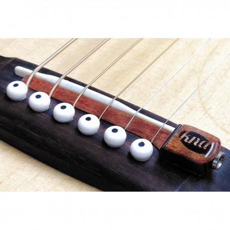 Ponte Per Chitarra A 6 Corde In Legno Con Capotasto E Selle Per - Foto 7