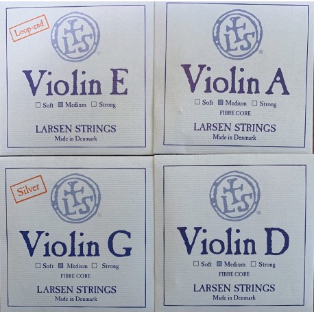 Larsen Violino set  SYNTHETIC/ FIBRE CORE