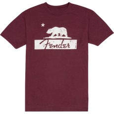 Fender Fender® Burgundy Bear Unisex T-Shirt, L