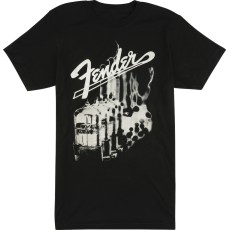 Fender Tubes T-Shirt, Black, L