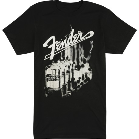 Fender Tubes T-Shirt, Black, L