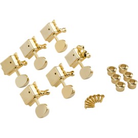 Fender Vintage-Style Strat®/Tele® Tuners, Gold (6)