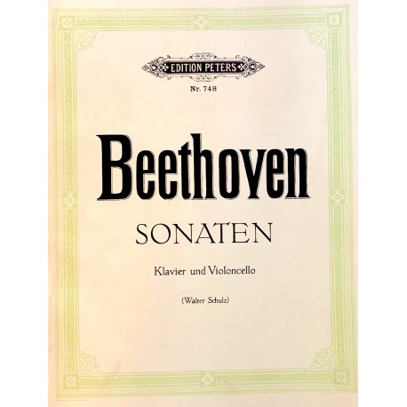 Beethoven Sonaten Violoncello e pianoforte