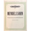 Mendelssohn Kompositionen Violoncello e pianoforte