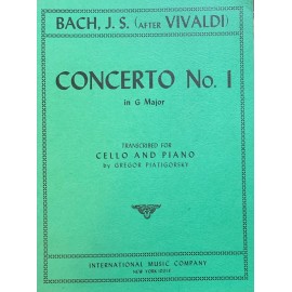 Bach Concerto N. 1 Sol (Da Vivaldi)