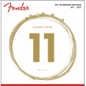 Fender set corde 11-52 bronze 80/20