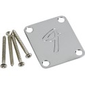 Fender NECK PLATE - 'F', CHROME