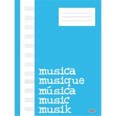 Quaderno di musica 12 righi 32 pagine