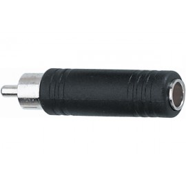 Adattatore AD66 RCA / Jack 6.3 mm mono femmina.