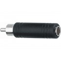 Adattatore AD66 RCA / Jack 6.3 mm mono femmina.