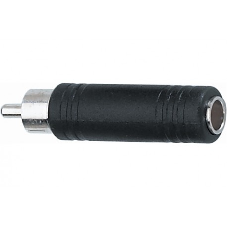 Adattatore AD66 RCA / Jack 6.3 mm mono femmina.