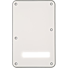 Fender® Backplate, Stratocaster®, White (W/B/W), 3-Ply