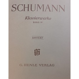 Schumann - Klavierwerke Band IV
