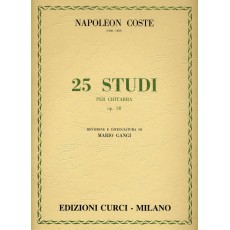 Napoléon Coste 25 Studi op. 38
