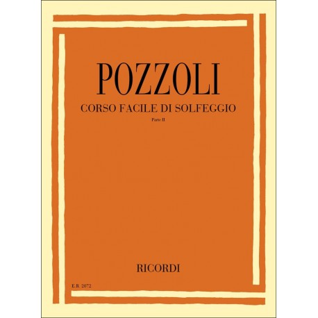 Pozzoli Corso Facile Di Solfeggio Parte 2